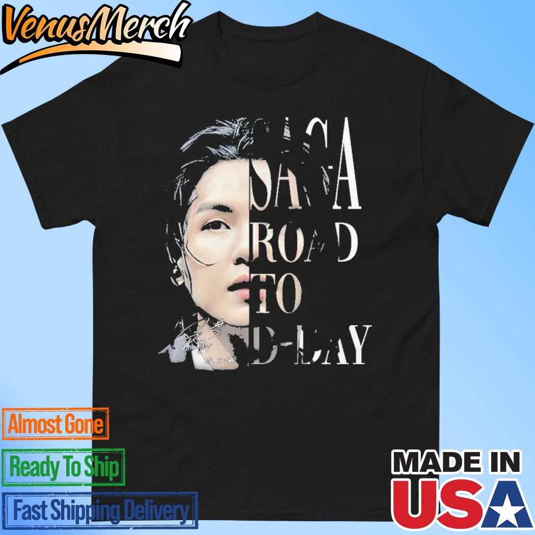 Official BTS Suga Road To D-Day The Movies Army T-Shirt