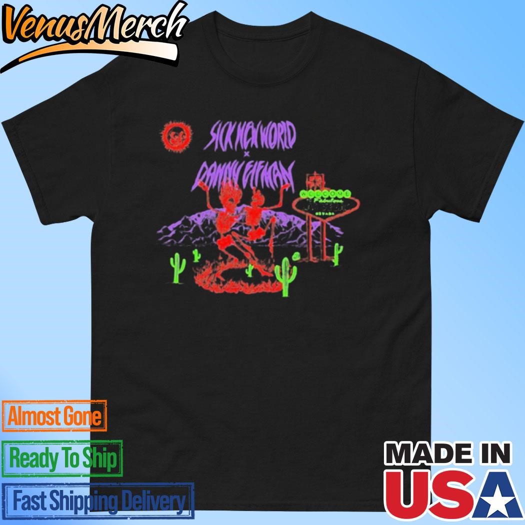 Official Danny Elfman x Sick New World 2024 Festival T-Shirt 