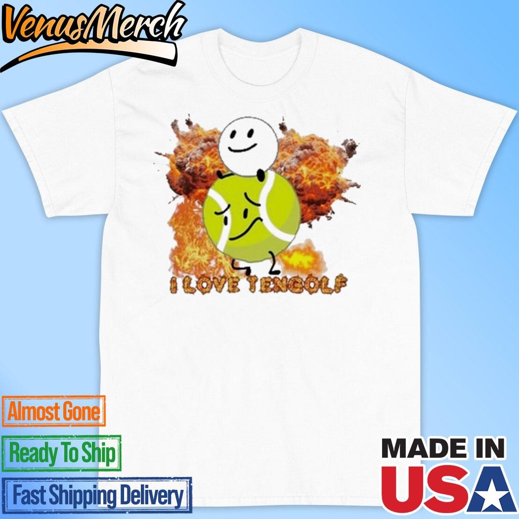 Official Frat Boy Genius I Love Tengolf Shirt