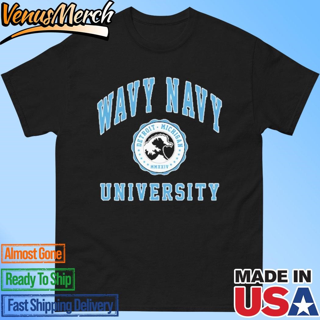 Official Wavy Navu University Shirt