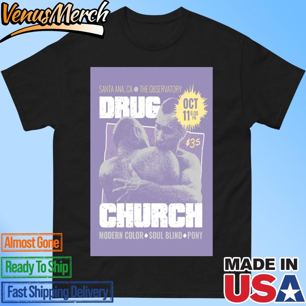 Official Drug Church Oct 11 2024 The Observatory in Santa Ana Event Poster Shirt