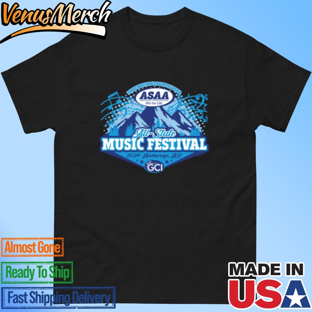 Official 2024 (ASAA) First National Bank Alaska All-State Music Festival Shirt