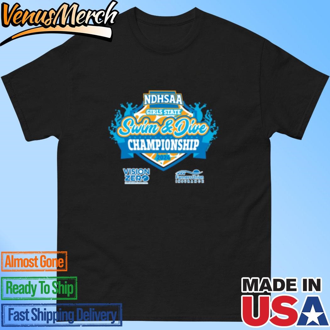 Official 2024 (NDHSAA) Girls State Swim & Dive Championship Shirt