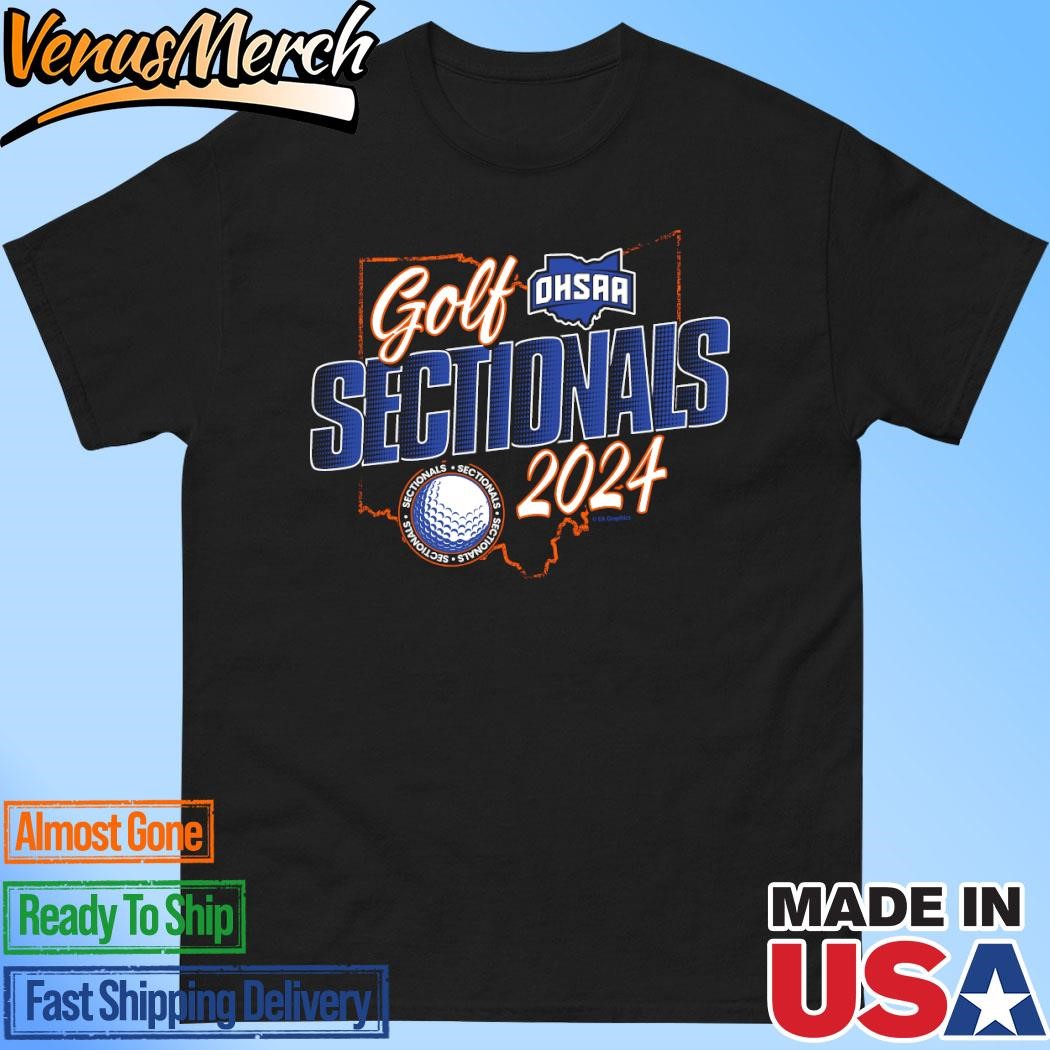 Official 2024 OHSAA Golf Sectionals T-Shirt