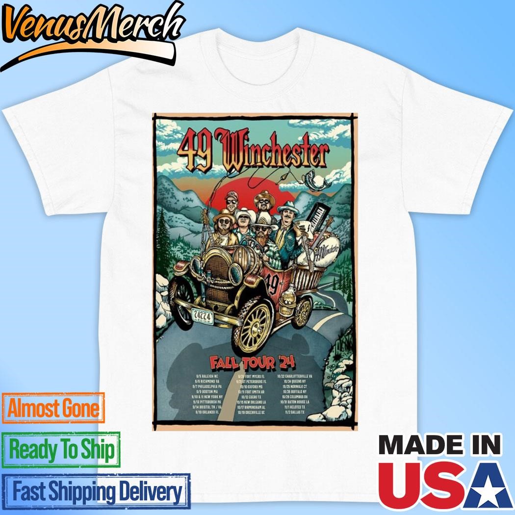 Official 49 Winchester Hillbilly Happy Fall 2024 Tour Poster Shirt