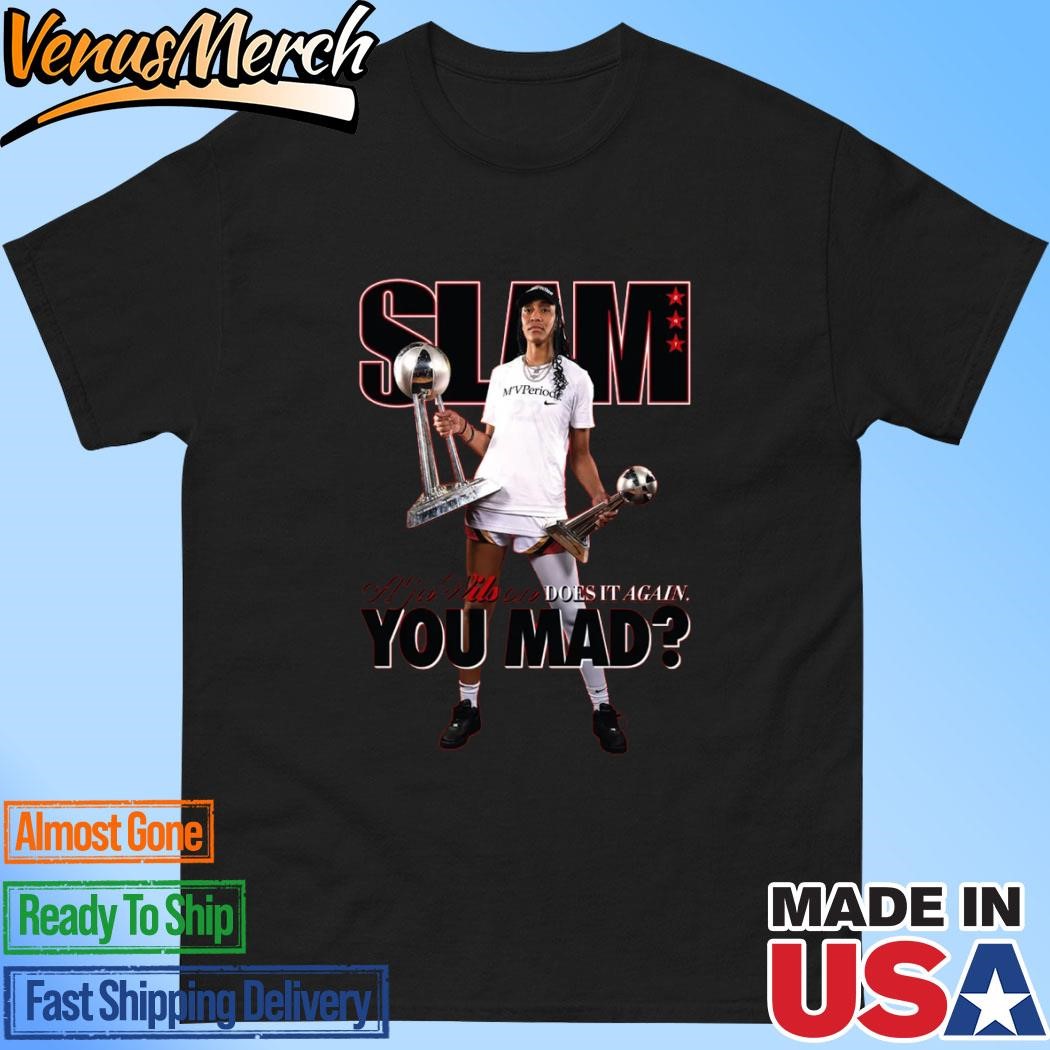 Official A’ja Wilson Does It Again You Mad Shirt