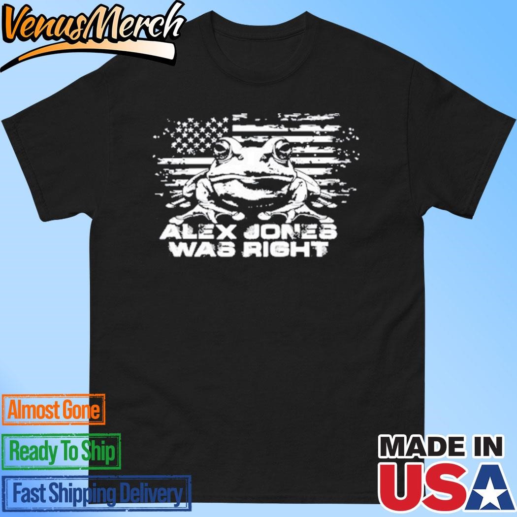 Official Alex Jones Right About Frogs Shirt