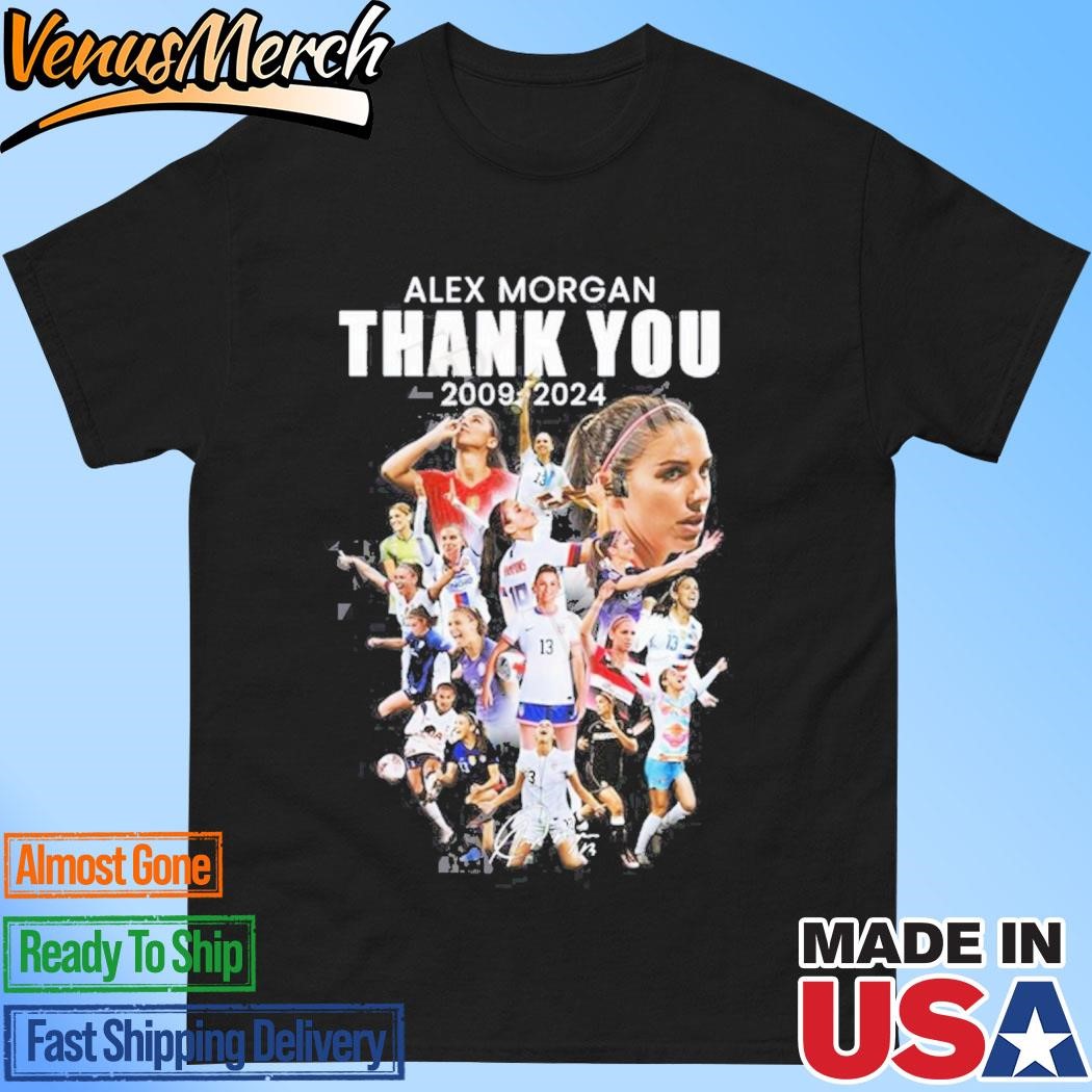 Official Alex Morgan Thank You 2009 – 2024 T-Shirt