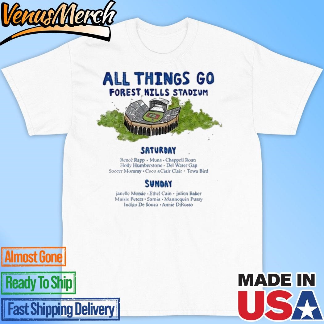 Official All Things Go Watercolor NYC Lineup Shirt