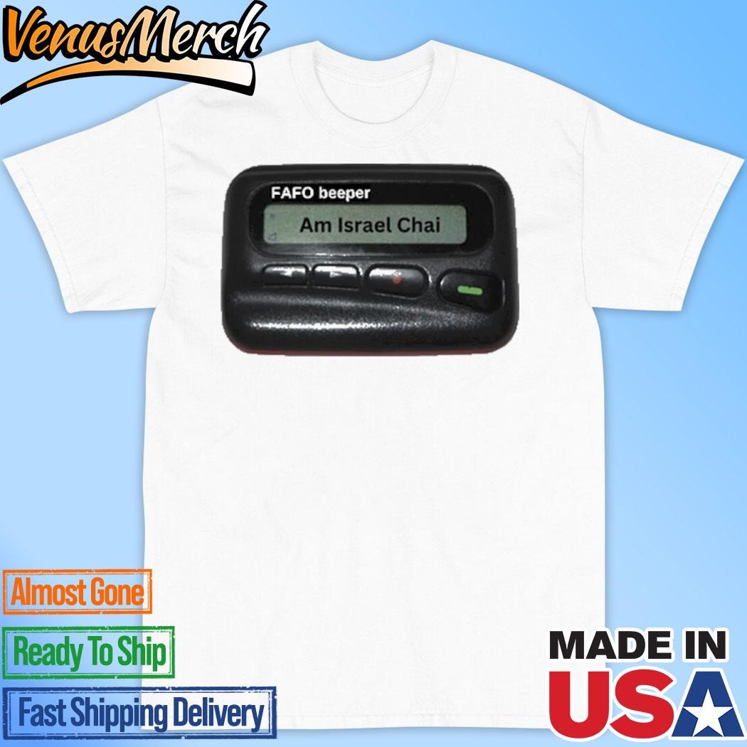 Official Am Israel Chai Pager T-Shirt