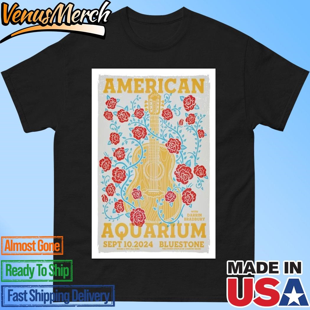 Official American Aquarium Live Concert At The Bluestone On Sep 10 2024 Poster Shirt