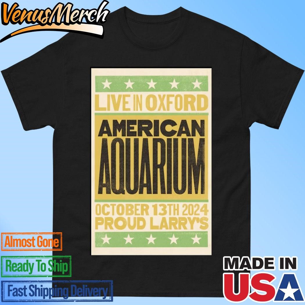 Official American Aquarium Oct 13 2024 Union Stage in Washington Event Poster Shirt