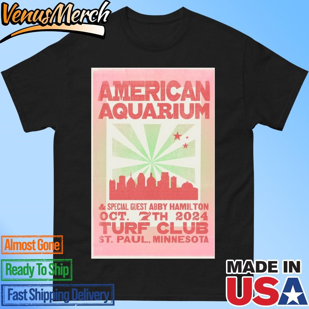 Official American Aquarium October 7 2024 Turf Club in St Paul MN Tour Poster Shirt