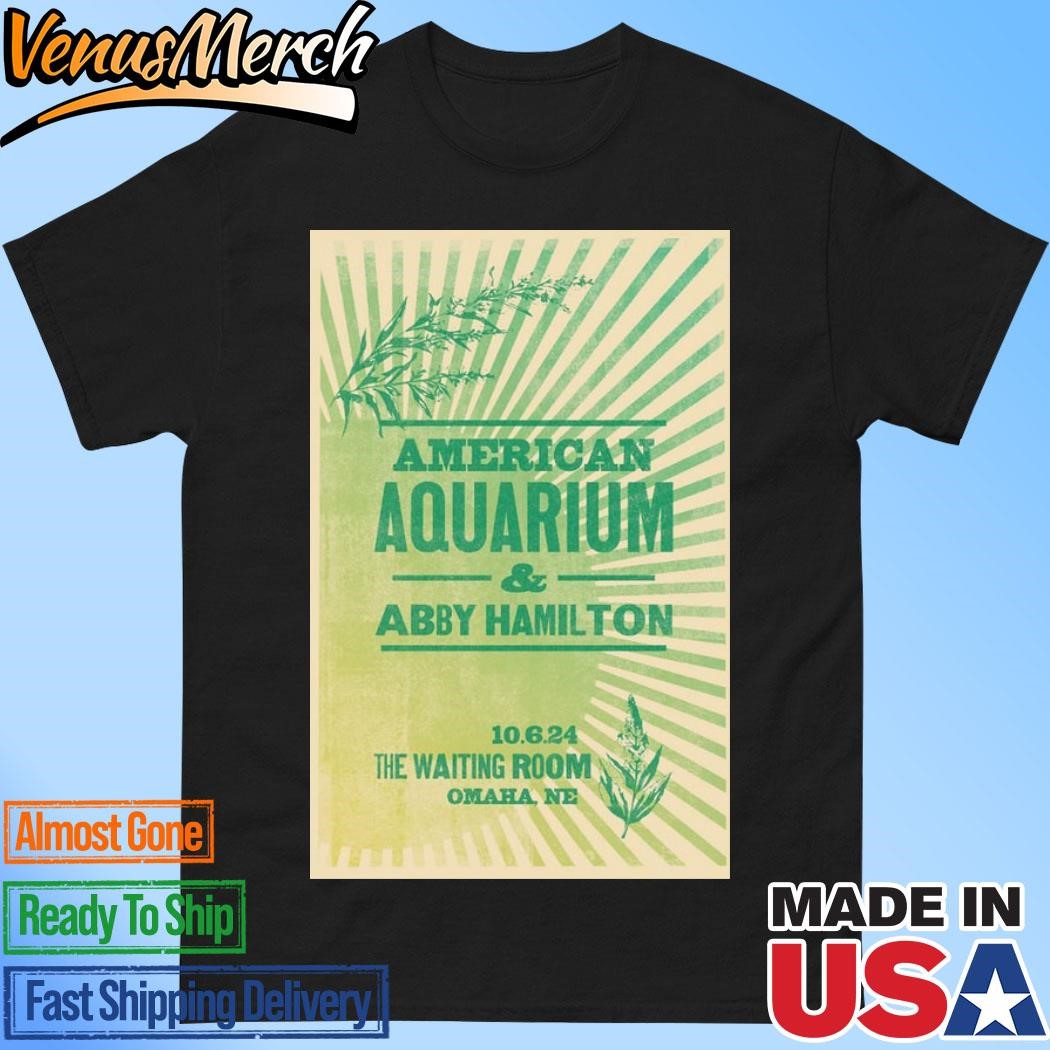 Official American Aquarium The Waiting Room Lounge In Omaha NE Oct 6 2024 Tour Poster Shirt