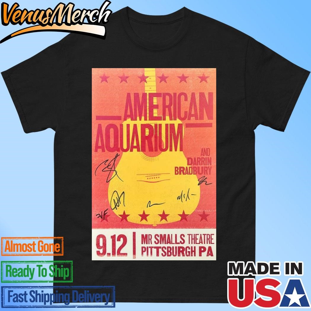 Official American Aquarium Tour 2024 Pittsburgh, PA Poster Shirt