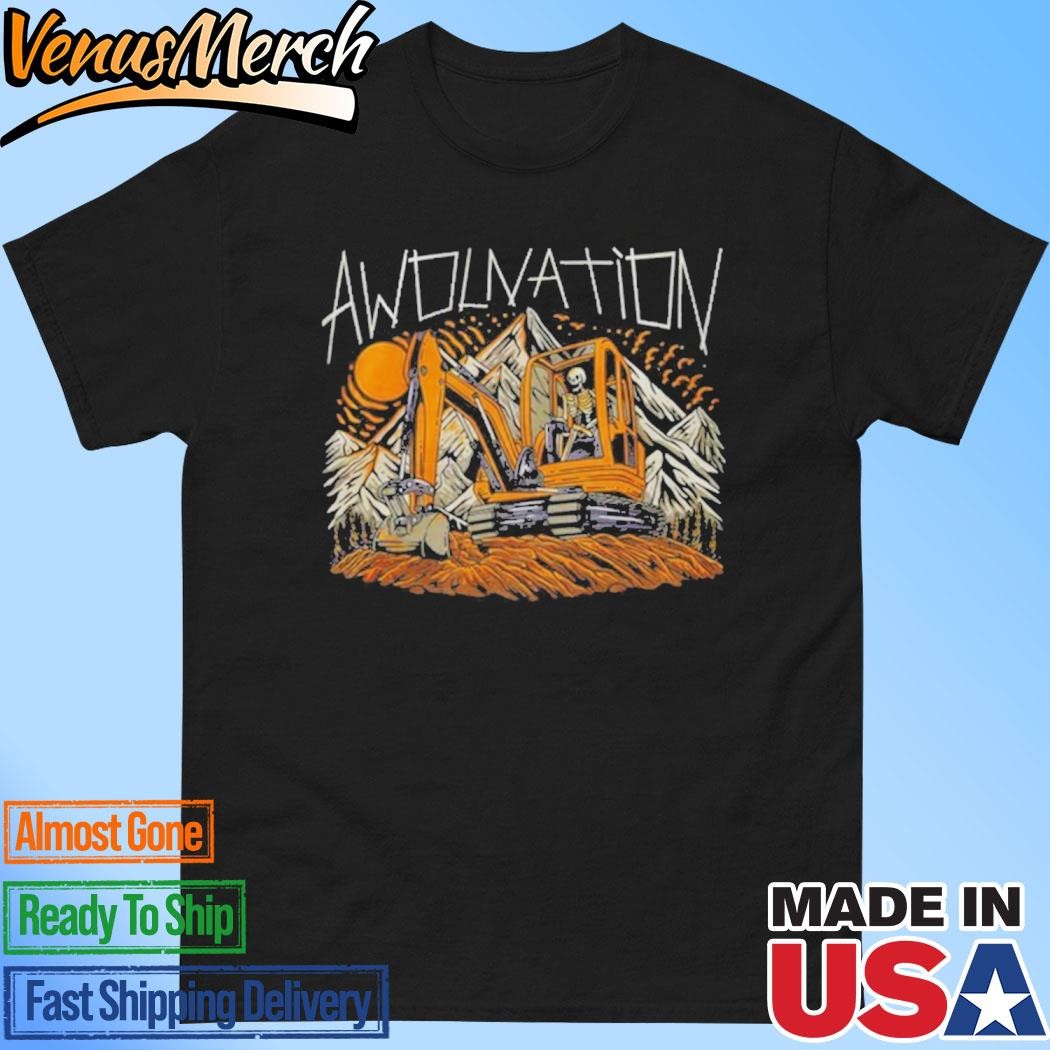 Official Awolnation Digger Truck 2024 Shirt