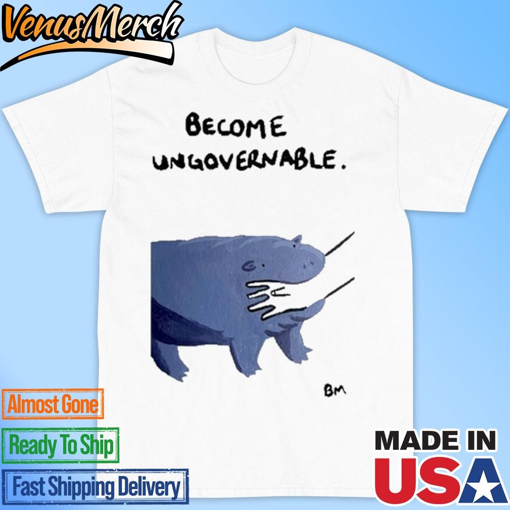 Official Badly Drawn Bears Become Ungovernable Moo Deng Shirt