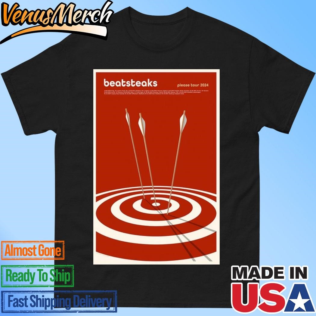 Official Beatsteaks Please Tour 2024 Poster Shirt