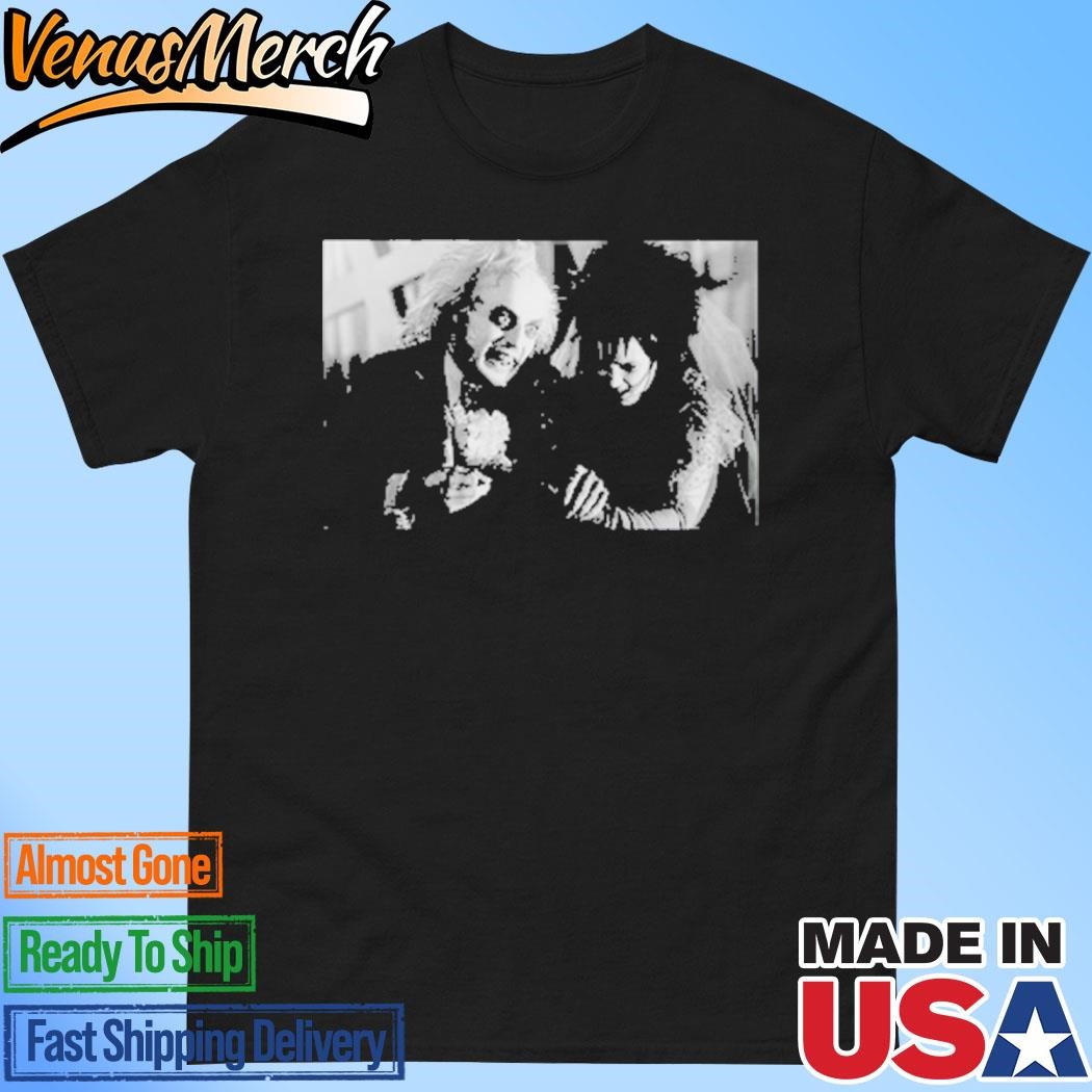 Official Beetlejuice Michael Keaton And Winona Ryder Photo Shirt