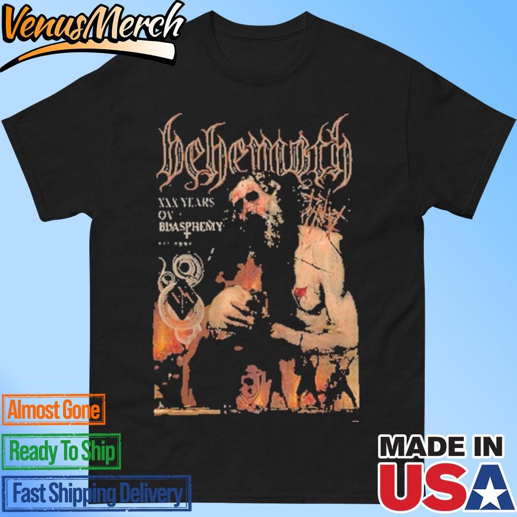 Official Behemoth XXX Years OV Blasphemy Cover Shirt hoodie and  