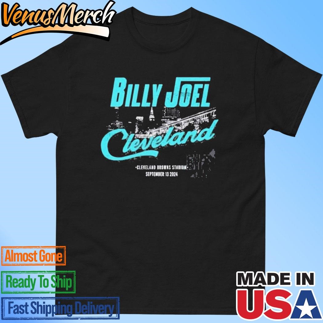 Official Billy Joel September 13 2024 Cleveland Event T-Shirt