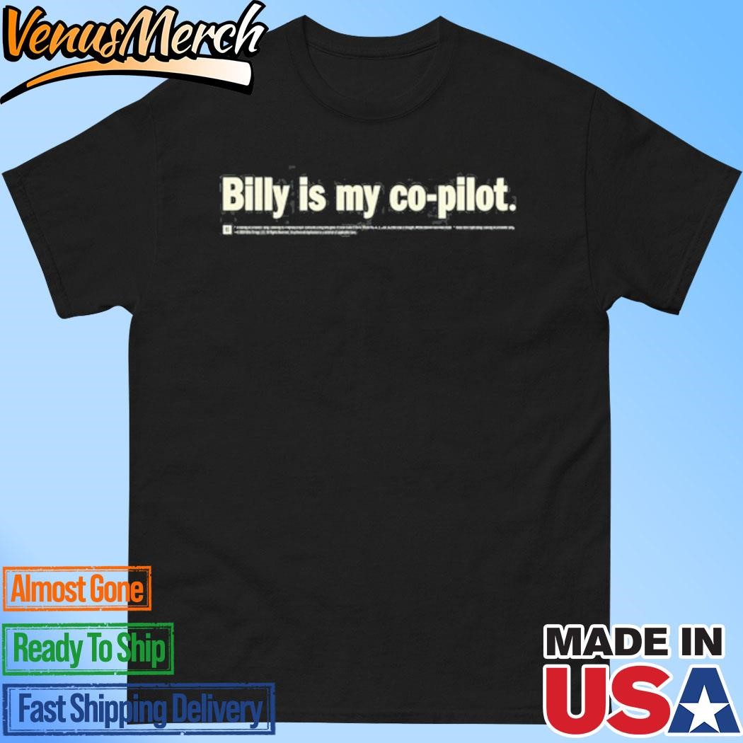 Official Billy Strings Bumper Sticker Co-pilot Shirt