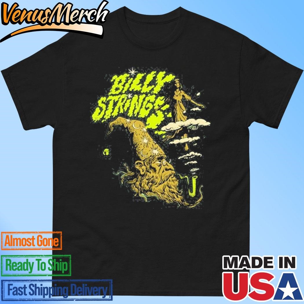 Official Billy Strings Green Wizard Head Shirt