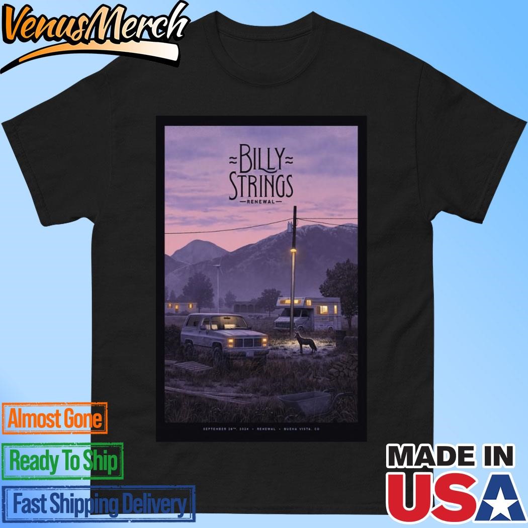 Official Billy Strings In Buena Vista, Colorado On September 28 2024 Tour Poster Shirt