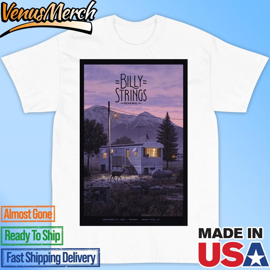 Official Billy Strings Sept 27, 2024 Buena Vista, Colorado Event Poster Shirt