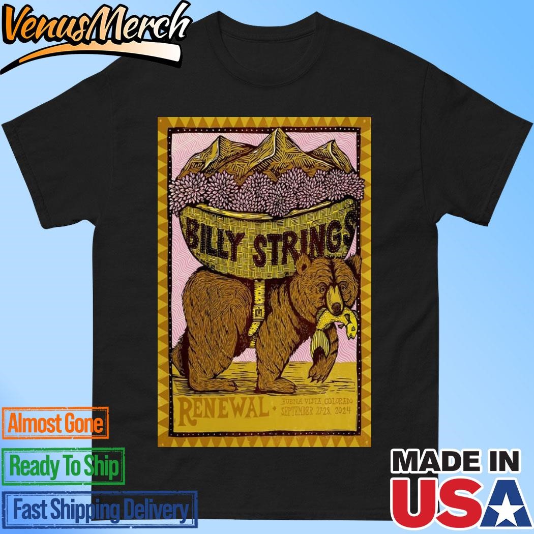 Official Billy Strings September 27-28 2024 Buena Vista, CO Poster Shirt