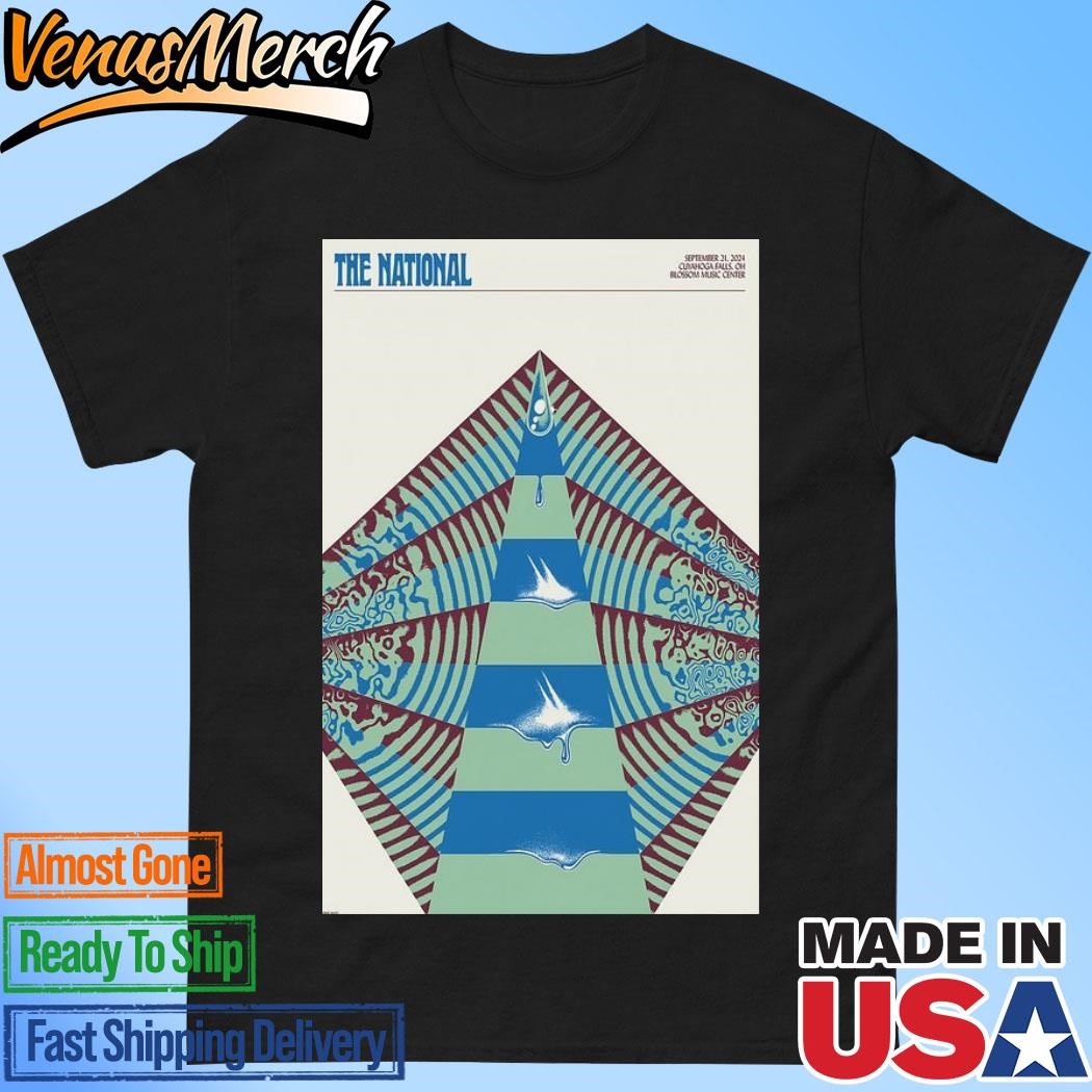 Official Blossom Music Center Cuyahoga Falls, OH Sept 21 2024 The National Concert Poster Shirt