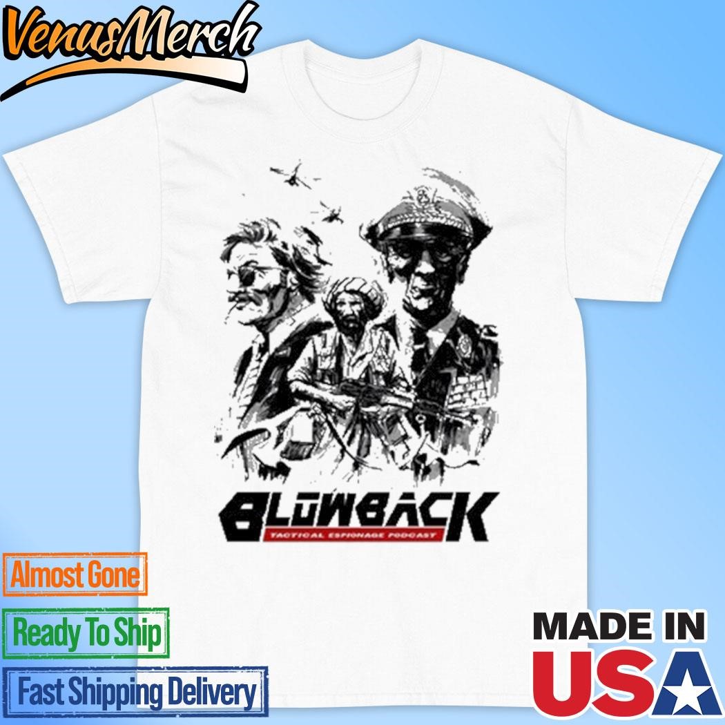 Official Blowback Tactical Espionage Podcast 2024 Shirt