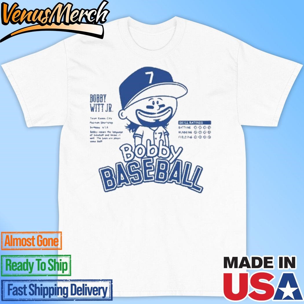 Official Bobby Witt Jr Bobby Baseball 2024 Shirt