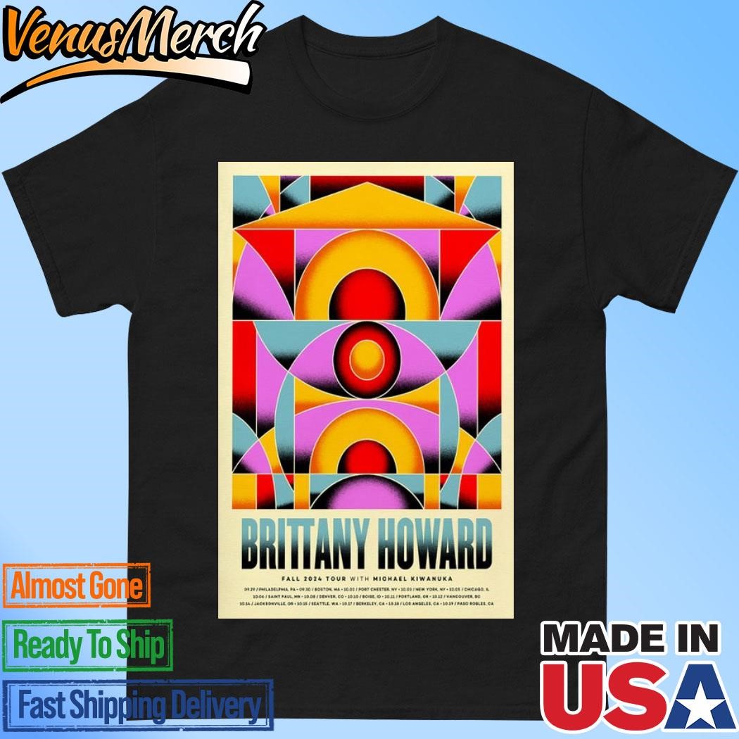 Official Brittany Howard Fall 2024 Tour Poster Shirt