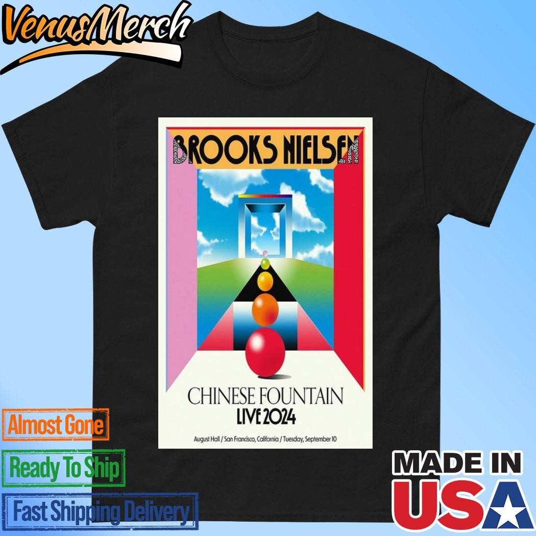 Official Brooks Nielsen At August Hall In San Francisco, CA On September 10 2024 Poster Shirt