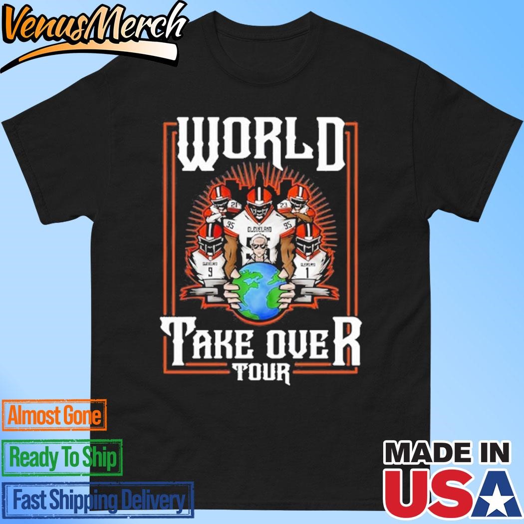 Official Browns World Take Over Tour Shirt