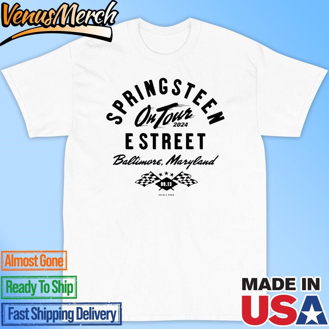 Official Bruce Springsteen And E Street Band World Tour In Baltimore MD 2024 Shirt