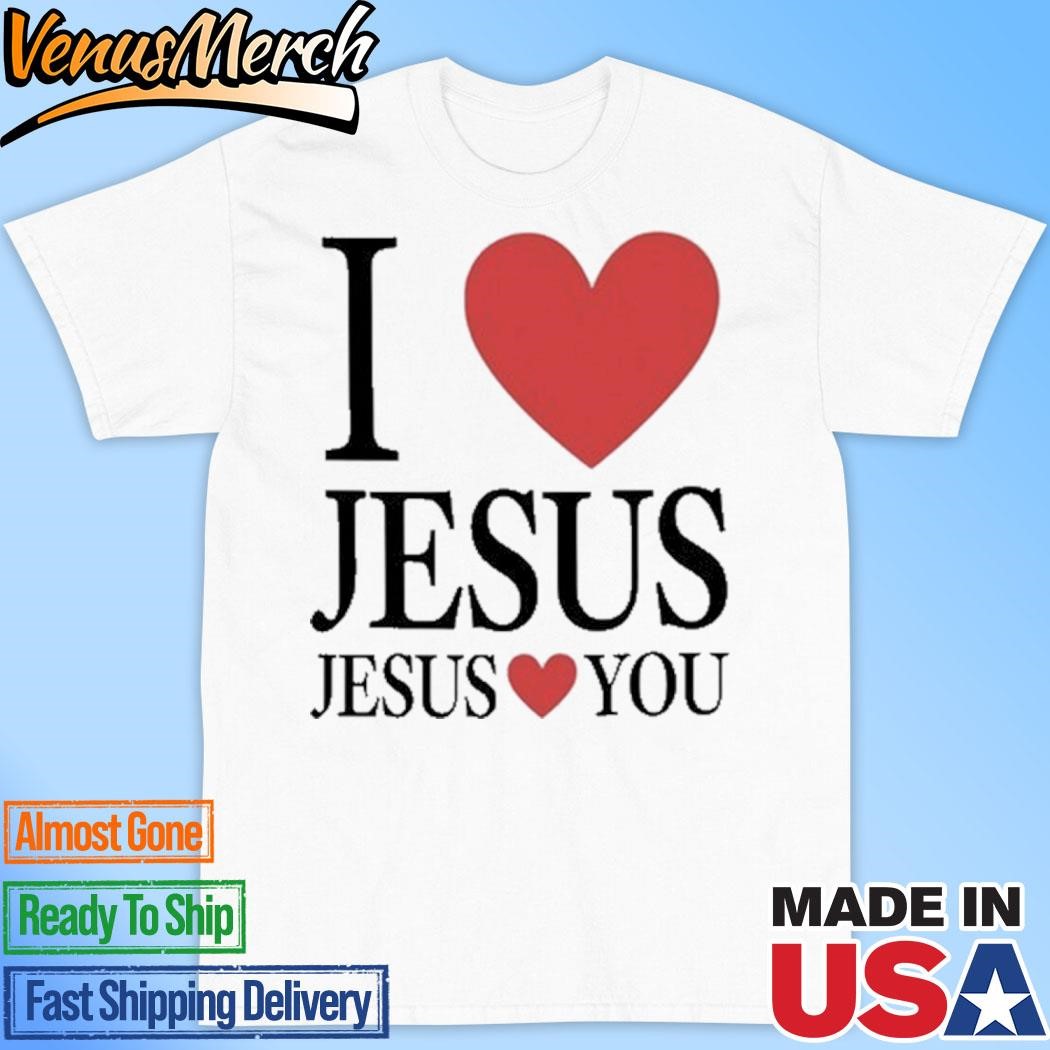 Official Bryce Crawford I Love Jesus Jesus Loves You 2024 Shirt