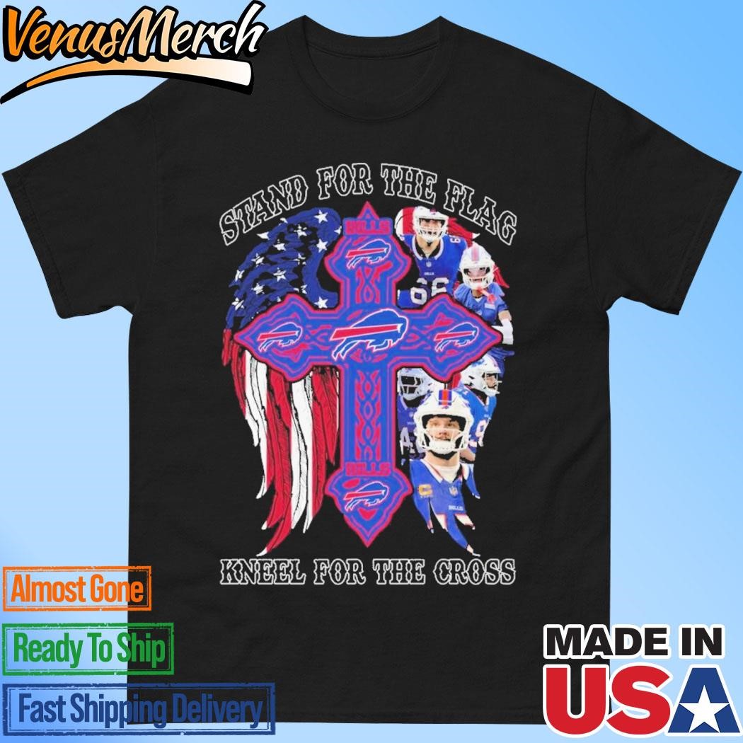 Official Buffalo Bills Stand For The Flag Kneel For The Cross Unisex T-Shirt