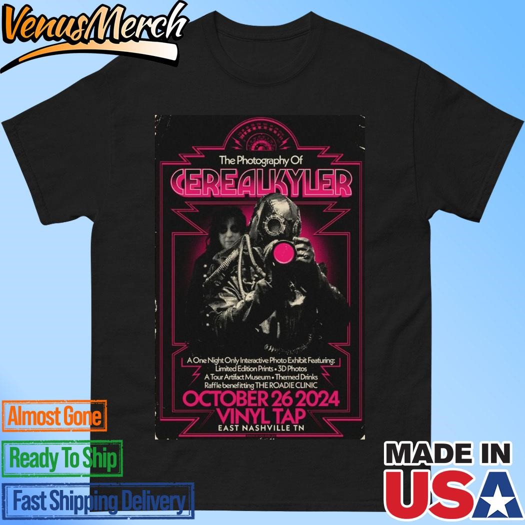 Official CEREALKYLER October 26 2024 Live In Nashville TN Limited Edition Prints Poster Shirt