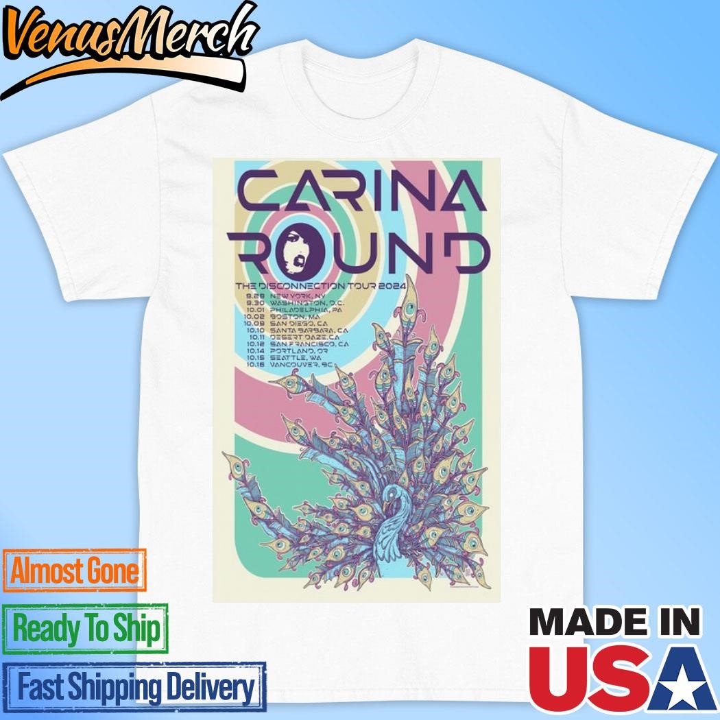 Official Carina Round 2024 The Disconnection Tour Poster Shirt