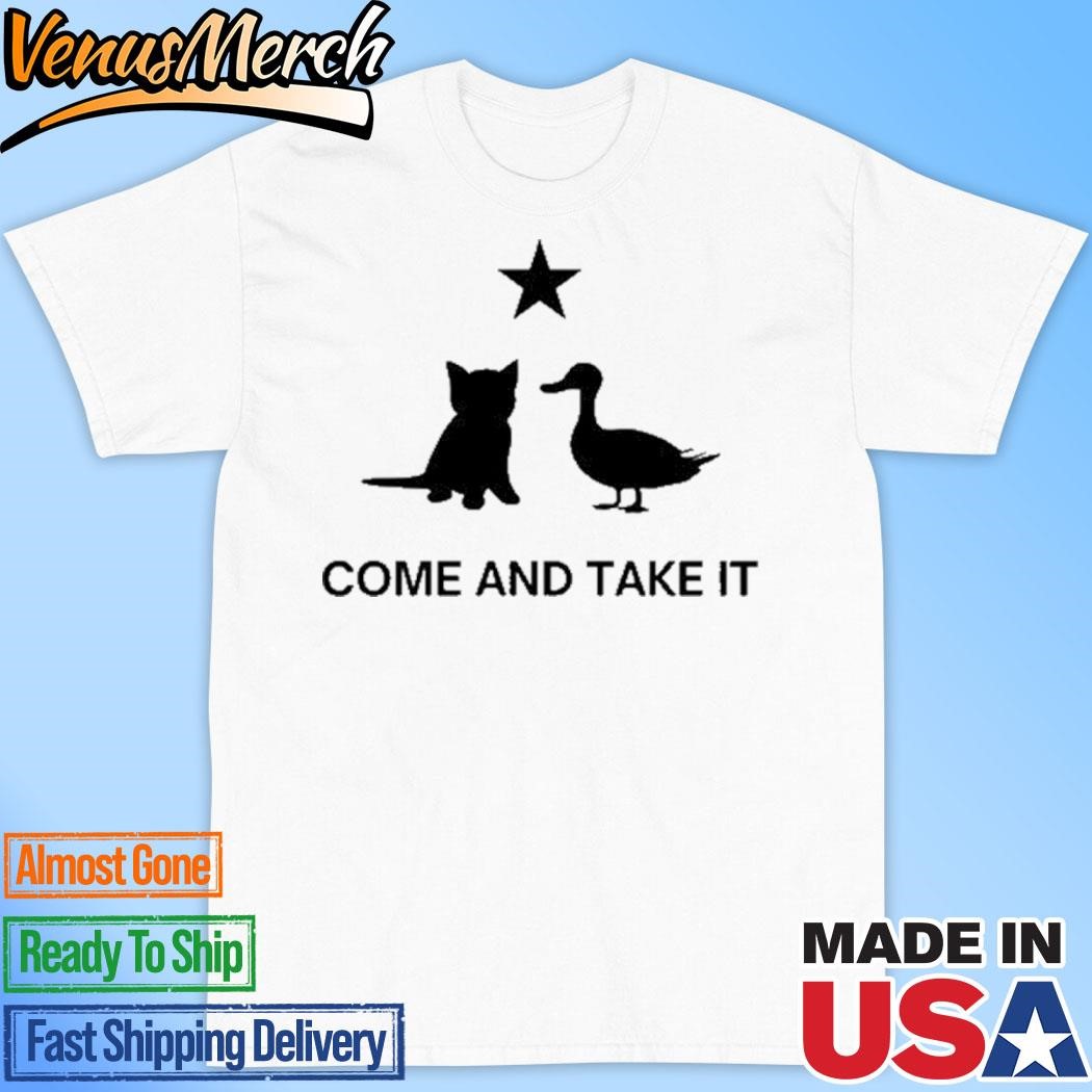 Official Cat Duck Come And Take It Shirt