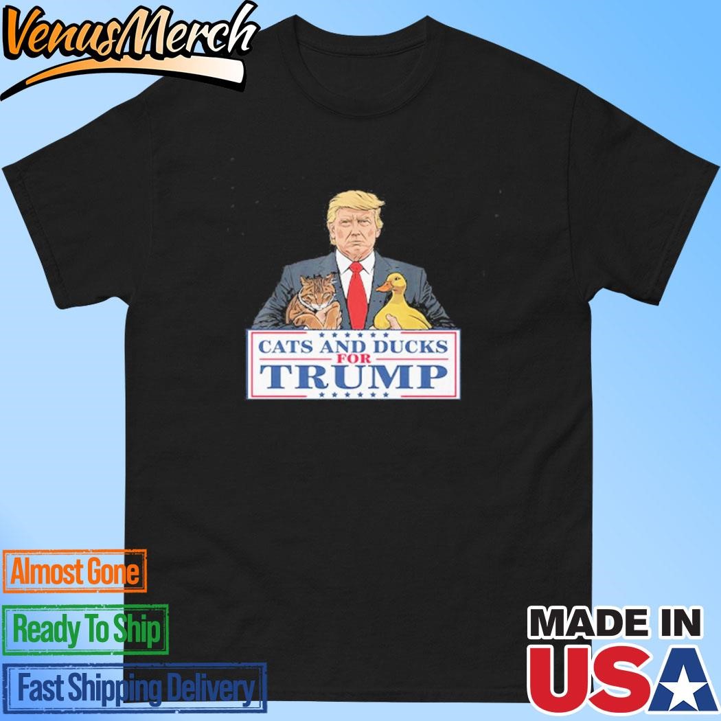 Official Cats And Ducks For Trump Shirt