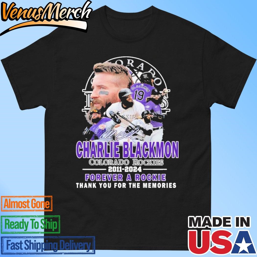 Official Charlie Blackmon Forever A Rookie 2011-2024 Colorado Rockies T-Shirt