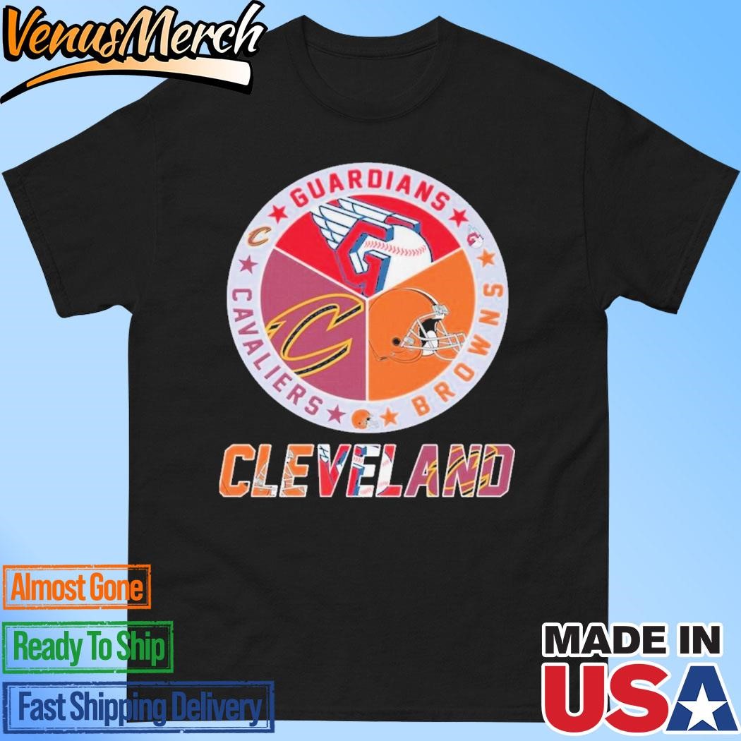 Official Cleveland Browns Cleveland Indians Cleveland Cavaliers T-Shirt