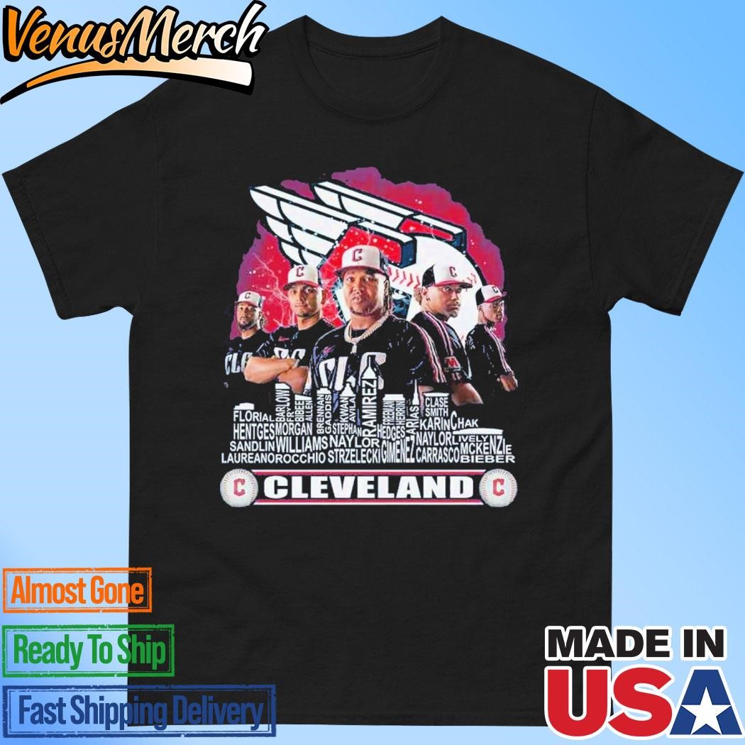 Official Cleveland Guardians Champion 2024 Signature T-Shirt