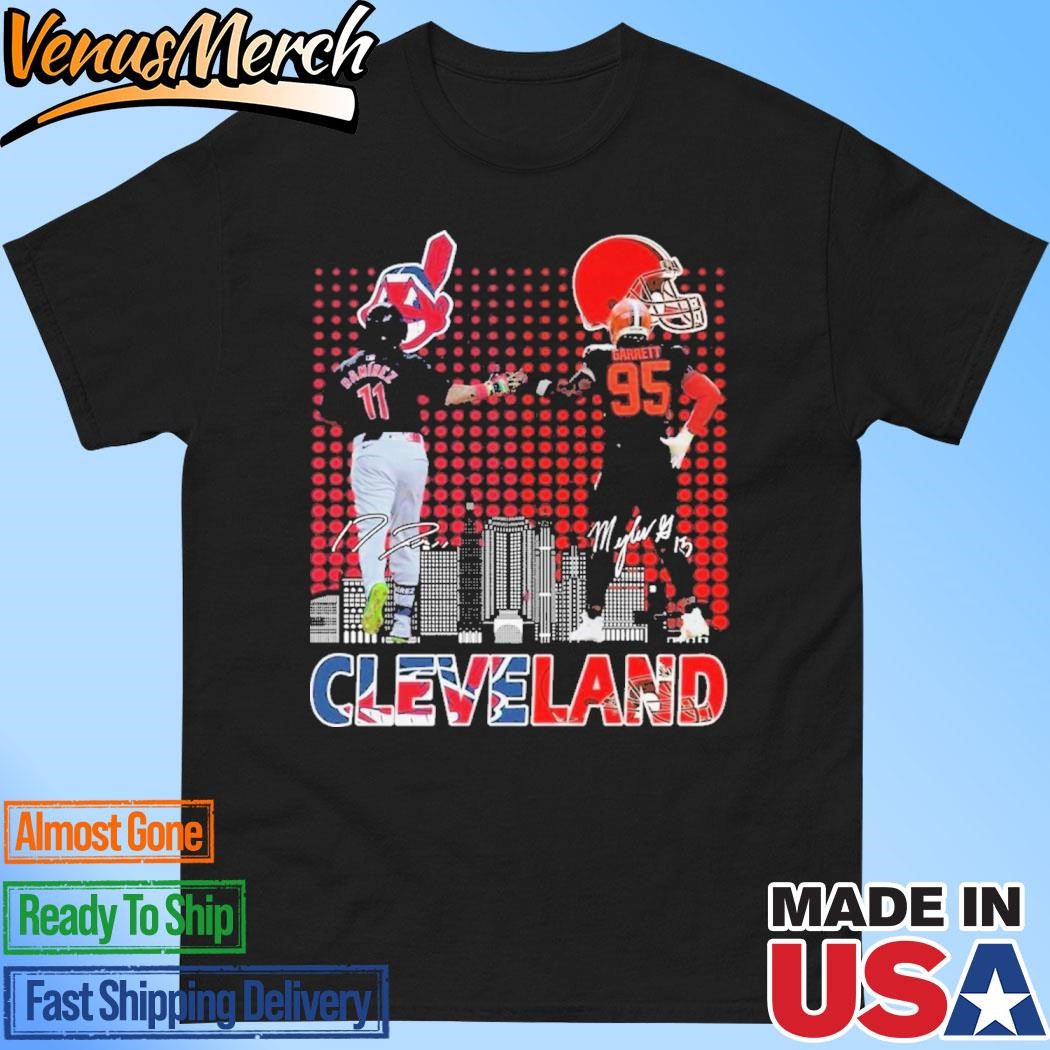 Official Cleveland Guardians Jose Ramirez Cleveland Browns Myles Garrett Proud T-Shirt