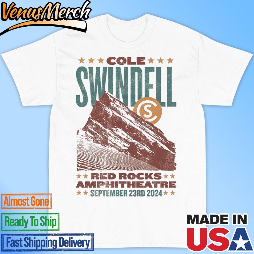 Official Cole Swindell Red Rocks Amphitheatre September 23Rd 2024 Shirt