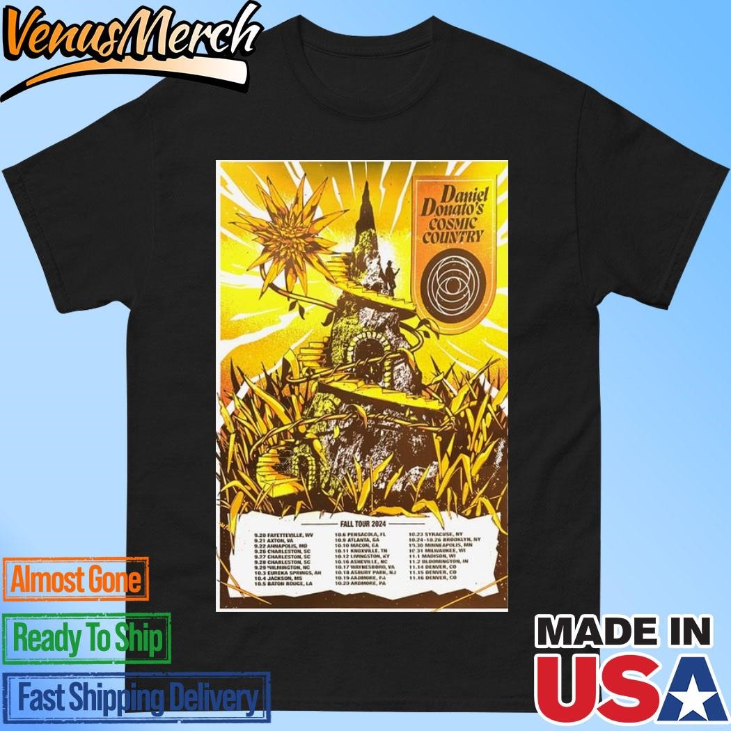 Official Daniel Donato Cosmic Country The Fall Tour 2024 Poster Shirt