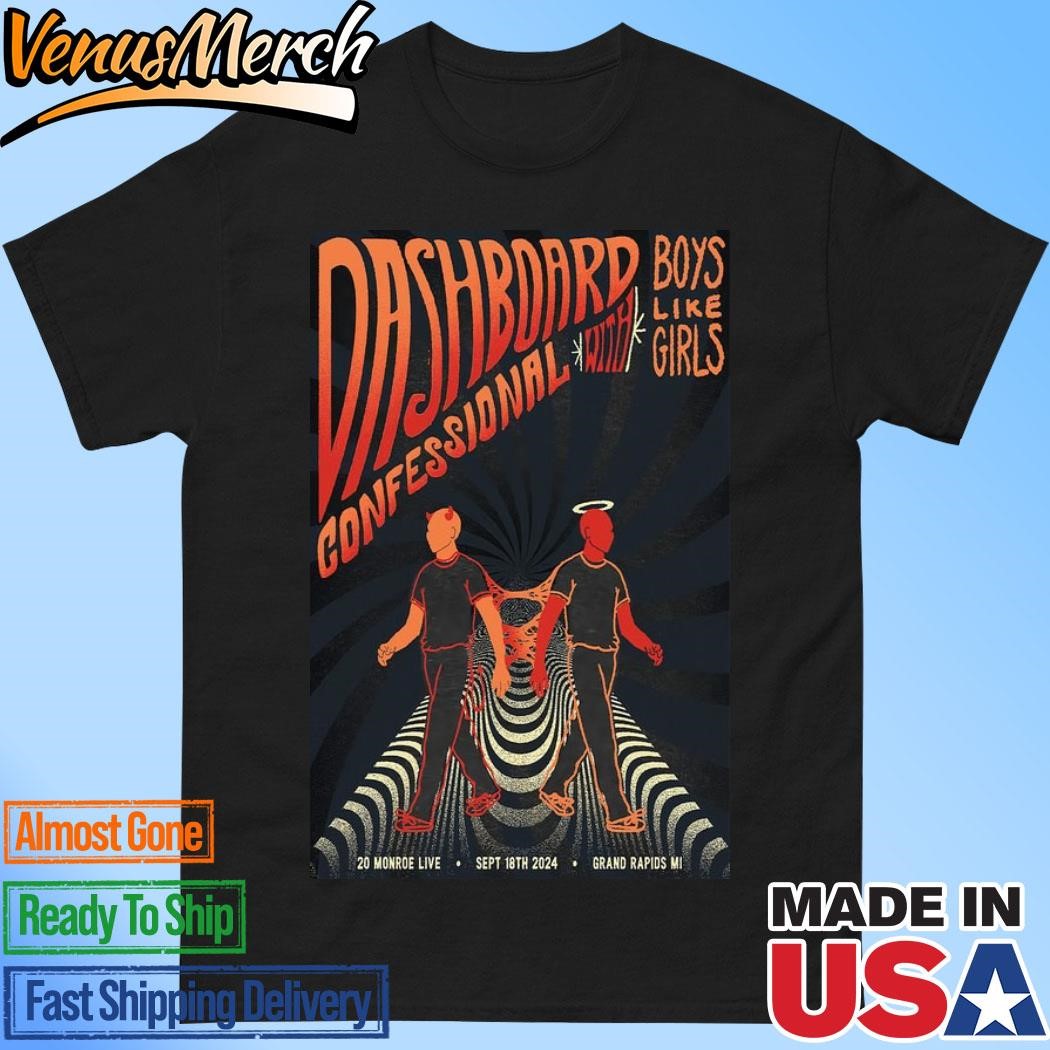 Official Dashboard Confessional September 18th 2024 Grand Rapids, MI Limited Poster Shirt